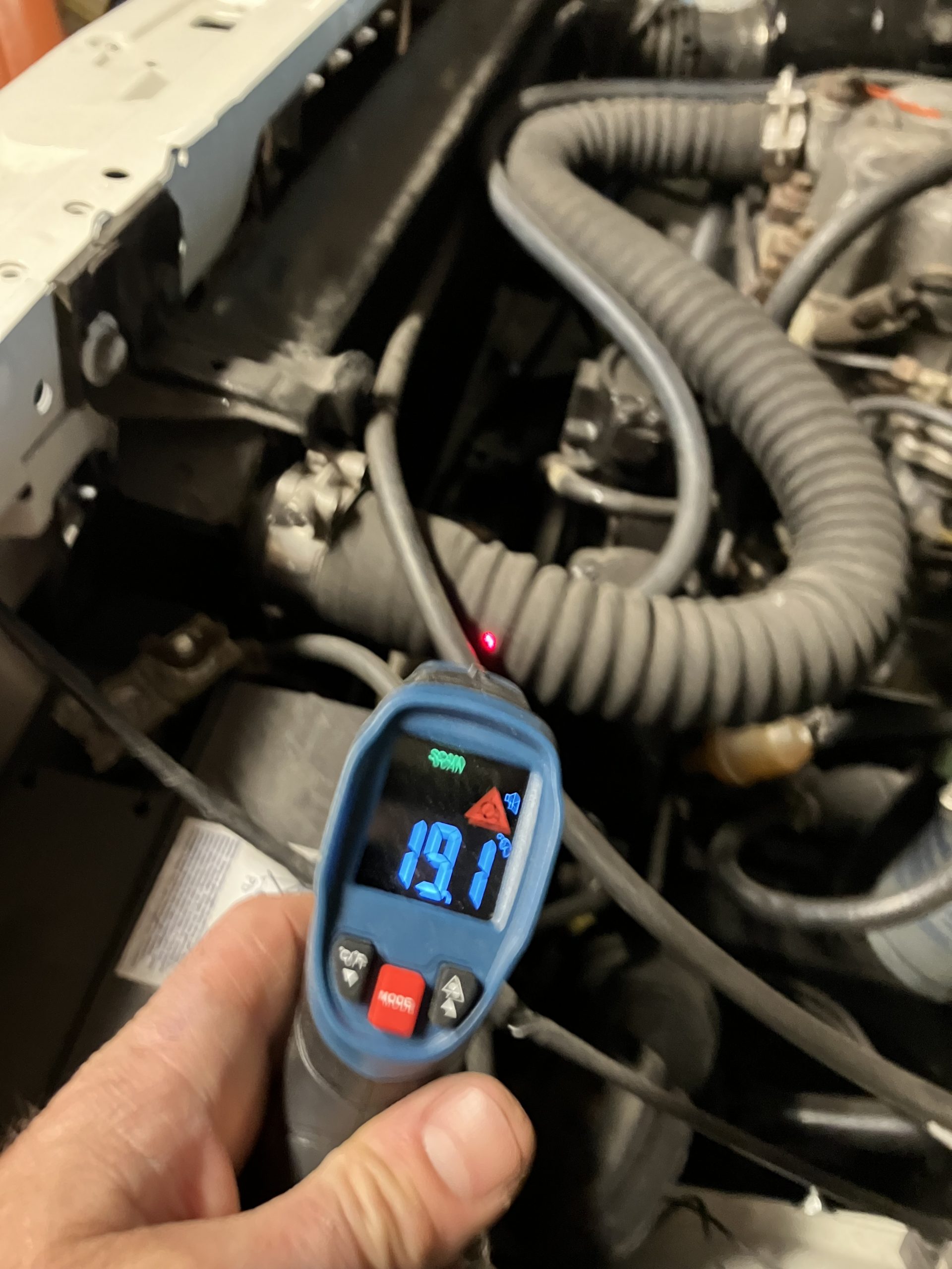 6- C’est reparti pour les tests avec la seconde sonde et mon schéma inversé
