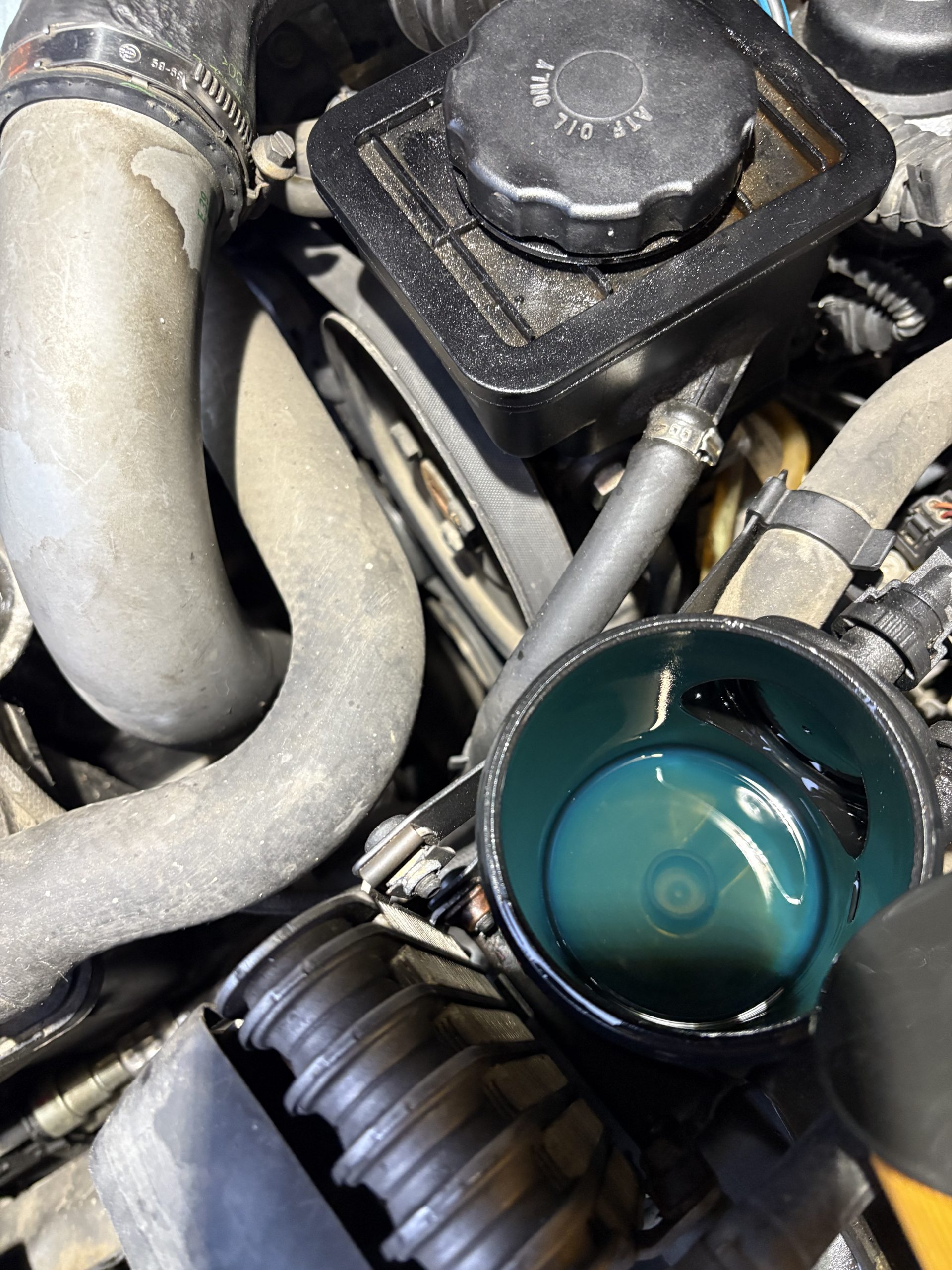 Vue coté filtre à gasoil c’est bon